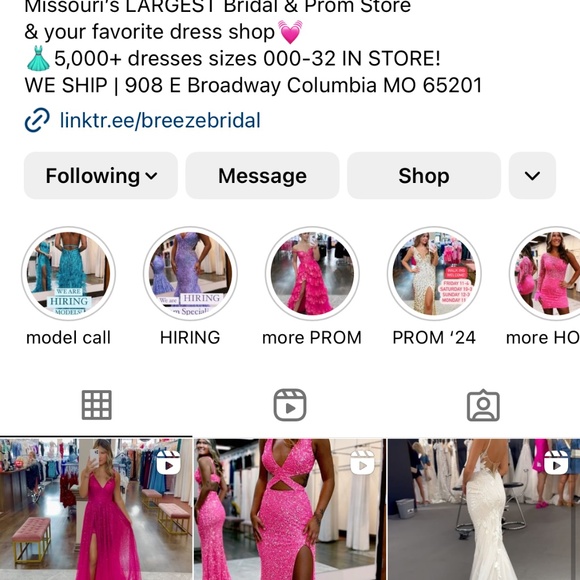 Royal blue dress - Picture 4 of 4